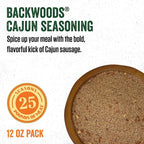 LEM Products Backwoods Cajun Fresh Sausage Seasoning, 12 oz Packet | Pre-Measured Seasoning for Wild Game and Domestic Meat, Seasons Up to 25 Pounds of Meat for Homemade Sausages