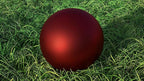 Lulu Decor, 12 Red Matt Finish, Stainless Steel Gazing Mirror Ball, Smooth Finish Garden Decoration Globe