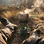 Fire-Maple Fixed Star 3 Backpacking and Camping Stove System, Green 21oz | 30% Faster Boil with HX Base, Piezo Ignition, Locking Handle, All-in-One, Portable, Compatible with Most Canisters