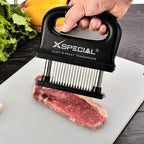 Deluxe 48 Blade Meat Tenderizer Tool – Stainless Steel, Detachable Design | Ultra-Sharp Needle Design | Transforms Tough Cuts into Juicy Cuts in Seconds, Easy to Use & Clean, Dishwasher Safe