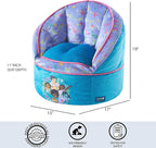 Idea Nuova Disney Encanto Madrigal Family Blue Round Bean Bag Chair for Kids, Ages 3+, Large