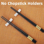 Youda Metal Chopsticks Reusable Chinese Japanese Style Dragon Chopsticks Chinese Gift Set Fiberglass Chops ticks Set Dishwasher-Safe (5 Pairs)