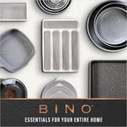 BINO | Plastic Organizer Bins, X-Small - 4 Pack | THE SOHO COLLECTION | Multi-Use Organizer Bins | Pantry & Freezer Bin | Plastic Storage Containers | Bin for Home & Kitchen Org