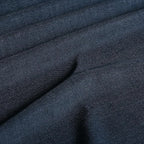 Vision Home Navy Blue Pinch Pleated Full Blackout Curtains Linen Blended Room Darkening Curtain Panels 120 inch for Living Room Bedroom Thermal Insulated Pinch Pleat Drapes with Hooks 40" Wx120 Lx2