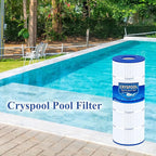 Cryspool® 08055 Filter Compatible with Hayward C1200, CX1200RE, PA120, C-8412, Ultra-B2, FC-1293, Clearwater II 125, 817-0125N, 120 Sq. Ft Pool Filter Cartridge, 1 Pack