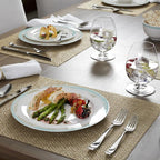 Oneida Moda Cocktail Forks Silverware Set for 4, Flatware | 18/10 stainless steel, mirror finish | set for 4 | appetizer and cocktail party flatware gift, gift for women