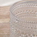 Kate Aspen Beaded Drinking Glasses Set of 6, 10 oz Retro Vintage Glassware - Boho Cocktail Water Juice Glasses, Hostess or Housewarming Gift