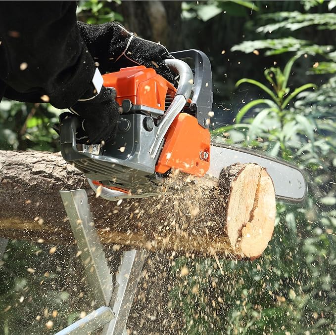 E & S 3 Pack 20 Inch Chainsaw Chain .325" Pitch .058" Gauge 78 Drive Links Semi-Chisel Chain Saw Chains for Husqvarna, Poulan, Craftsman, Greenworks and More Chainsaw Brands