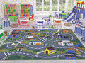 Ottomanson Jenny Children's Collection, Area Rug - 3'3" x 5', Educational Traffic