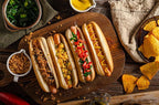 Hi Mountain Hot Dog & Brat Sausage Casings | 24 mm, Edible, Clear | Collagen sausage casings for hot dogs, bratwurst, Polish & Italian sausage. Makes up to 30 lbs