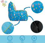 Idea Nuova Nickelodeon Spongebob Squarepants Toddler Nylon Bean Bag Chair with Piping & Top Carry Handle Large