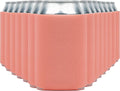 Blank Beer Can Coolers Sleeves (30-Pack) Soft Insulated Beer Can Coolies - HTV Friendly Plain Koolies in Bulk for Beer Cans & Bottles - Coolie Blanks for Vinyl Projects & Wedding Favors (Coral)