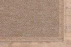 CAMILSON Easy Jute Rug 9x12, Indoor Outdoor Natural Color Fiber Area Rugs for Living Room and Patio Rug Herringbone Seagrass Boho Woven Design Easy-Cleaning Washable Outside Carpet Alfombras 9 x 12