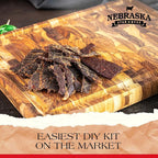 Lucky Jerky The Heat DIY Beef Jerky Seasoning and Cure Kit, 12 Oz | Make Your Own The Heat Beef Jerky at Home, Bold Pepper Forward Flavor, Seasons 20 lbs of Meat