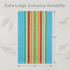 Urban Villa Kitchen Towels Cotton Dish Towels 20”x30” (Set of 6) Azure