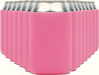 Blank Beer Can Coolers Sleeves (14-Pack) Soft Insulated Beer Can Cooler Sleeves - HTV Friendly Plain Can Sleeves for Soda, Beer Cans & Bottles - Blanks for Vinyl Projects & Wedding Favors (Pink)