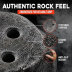 50 Large Screw On Rock Climbing Holds for Rock Wall Grips Made in USA | Rock Climbing Holds for Indoor Outdoor Play Set, Garage Gym, Bouldering, Trees - Rocky Mountain Climbing Gear