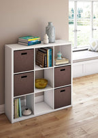ClosetMaid 4588 Decorative Open Back 9-Cube Storage Organizer, White