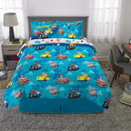 Franco Kids Bedding Super Soft Comforter and Sheet Set with Sham, 7 Piece Full Size, Paw Patrol