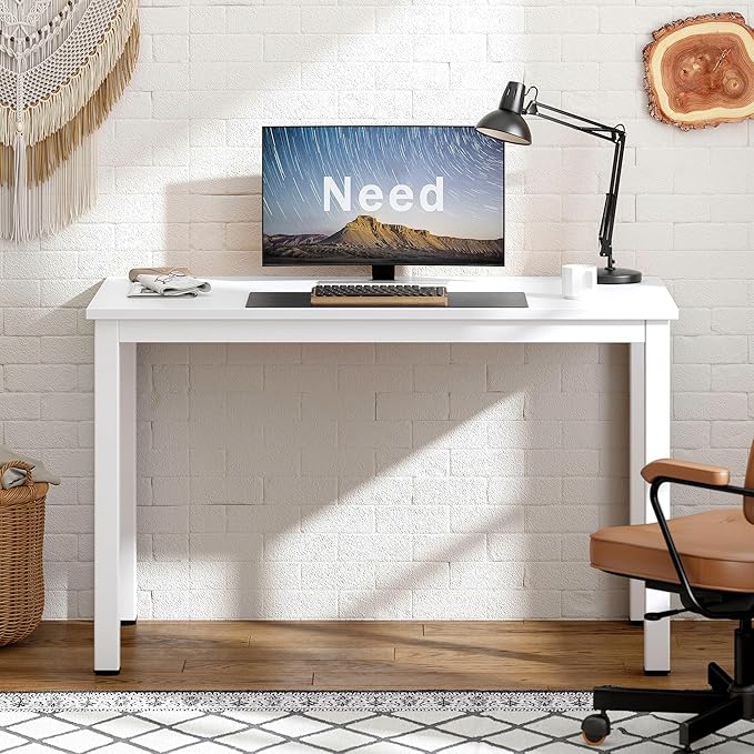 Need Small Computer Desk - 39 3/8'' Inches Heavy Duty Writing Desks, Simple Laptop Corner Table for Home Office,Dormitory AC3DW10060