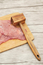 Ironwood Gourmet Acacia Wood Meat Tenderizer, 11.5-inches, Brown | Beautiful Acacia Wood Meat Tenderizer Mallet | Breaks Up Tough Fibers For Better Meals | Seafood & Ice Mallet | Meat Hammer