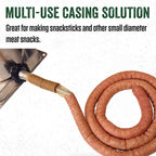 LEM Products Clear Smoked Collagen Casings, 19mm, Edible Sausage Casings, Stuffs Approximately 16 Pounds Per Pack, Great for Snack Sticks, Hot Dogs, Metts, Andouille, Brats, and More, 2-Pack