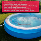2000W Immersion Electric Submersible Water Heater with Temp Control & GFCI – Portable Heater for Hot Tubs, Above-Ground Pool, Inflatable Pool, Baptistry, Spa Tubs, Bathtubs & Swimming Pools