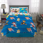 Franco Kids Bedding Super Soft Comforter and Sheet Set with Sham, 7 Piece Full Size, Paw Patrol
