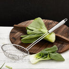 Stainless Steel Spider Strainer Asian Kitchen Mesh Wok Strainer Wire Food Cooking Skimmer Basket, 6-Inch, Hand-Made