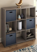 ClosetMaid 9 Cube Open Back Storage, Graphite Gray