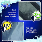 Winter Swimming Pool Cover for 15 ft Aboveground Round Pool Size, Durable Choice Series, Solid Material, Color - Marine Teal, Pool Cover Choice 3915-4CHOICE