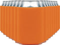 Blank Beer Can Cooler Sleeves (110-Pack) Soft Insulated Beer Can Coolies - HTV Friendly Blank Koolies in Bulk for Cans & Bottles - Coolie Blanks for Vinyl Projects & Wedding Favors (Orange)