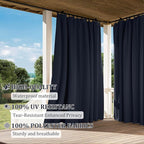 Gazebo Universal Replacement Privacy Curtain,10'×13' Gazebo Outdoor Waterproof Curtains, 4-Panels Sidewall Curtains with Double Zipper for Patio Canopy, Garden and Backyard (Curtain Only)