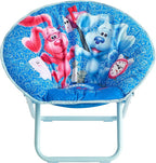 Nickelodeon Blues Clues Toddler 19” Folding Saucer Chair with Cushion, Ages 3+, Polyester