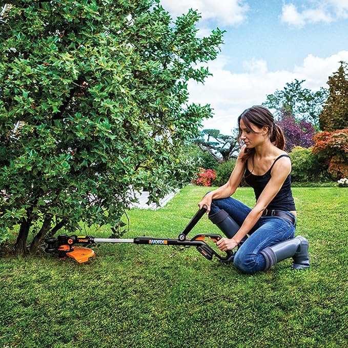 Worx String Trimmer Cordless 3.0 20V PowerShare 12" Edger & Weed Trimmer (Battery and Charger Not Included) WG163.9