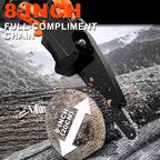 2-IN-1 Cordless Pole Saw & 8" Mini Chainsaw Battery Powered, Electric Pole Saws for Tree Trimming with 2 x 21V Batteries, Auto Oiling, 13.5 FT Max Reach, Handheld Chainsaw & Pole Saw Combo