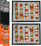 Camerons Grilling Mesh 2 Pack (13.25"x18") - Heavy Duty 100% Non-Stick Reusable Cooking Mesh - Use in Outdoor BBQ Grill & Indoor Oven - Heat Safe up to 500° F - Barbecue Grilling Gift for Fathers Day