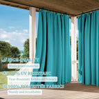 Gazebo Universal Replacement Privacy Curtain,12'×20' Gazebo Outdoor Waterproof Curtains, 4-Panels Sidewall Curtains with Double Zipper for Patio Canopy, Garden and Backyard (Curtain Only)