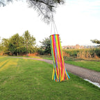 Satin Ribbon Windsock Streamer, Outdoor Decorations for Your Patio, Garden, Yard, Dock and Camper, 49-Inch, WS49-XZH