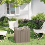 Outdoor Storage Box,2 Packs 31 Gallon Deck Box, Large Resin Storage Cabinet for Gardening Tools, Patio Pillow, Lockable, Waterproof and UV Resistant