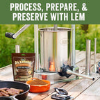 LEM Products Backwoods Garlic Chili Pepper Fresh Sausage Seasoning, 15 oz | Pre-Measured Seasoning for Wild Game and Domestic Meat, Seasons Up to 25 Pounds of Meat for Homemade Sausages