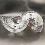 Acrylic Hollow Ball, Clear Plastic Fillable Ornaments Ball, DIY Clear Plastic Balls for New Years Present,Xmas Tree,Home Decoration,Wedding,Party (14cm/5.51inch,10pcs)