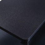 OSP Home Furnishings Emulator Battlestation Gaming Desk with RGB LED Lights, Black