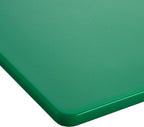 Winco 12" x 18" Green Cutting Board (Set of 6) | Dishwasher safe, Stain resistant, Minimizes dulling, HACCP approved, Great for Charcuterie, Appetizers and Buffet Displays