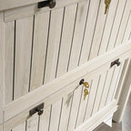 Sauder Costa Lateral File, Chalked Chestnut finish