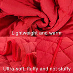 NTBAY Toddler Bedding Set - 4 Piece Soft and Breathable Crib Bedding Set for Boys and Girls, Includes Quilted Comforter, Fitted Sheet, Flat Top Sheet and Envelope Pillowcase, Wine Red