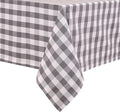 Urban Villa Tablecloth Cotton Tabletop 60x102 (8-10 Seats) Grey Checks
