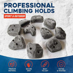 50 Large Screw On Rock Climbing Holds for Rock Wall Grips Made in USA | Rock Climbing Holds for Indoor Outdoor Play Set, Garage Gym, Bouldering, Trees - Rocky Mountain Climbing Gear