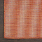 Nourison Positano Indoor/Outdoor Terracotta 2'2" x 8' Area Rug, Easy Cleaning, Non Shedding, Bed Room, Living Room, Dining Room, Backyard, Deck, Patio (2x8)