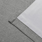 Vision Home Charcoal Grey Full Blackout Curtains Pinch Pleated Room Darkening Window Curtains 63 inch for Living Room Bedroom Thermal Insulated Pinch Pleat Drapes with Hooks Back Tab 2 Panel 40"Wx63"L